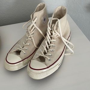 Men’s canvas high tops converse made in Vietnam 70’s style. Size 10